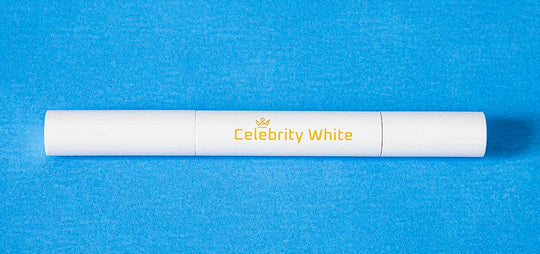 Celebrity White Pen. 2mL of Carbamide Peroxide plus Potassium Nitrate.