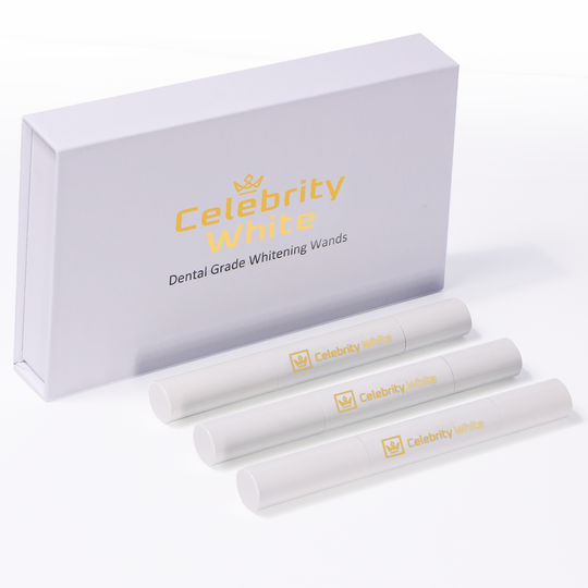 Celebrity White Teeth Whitening With Carbamide Peroxide and Potassium Nitrate.