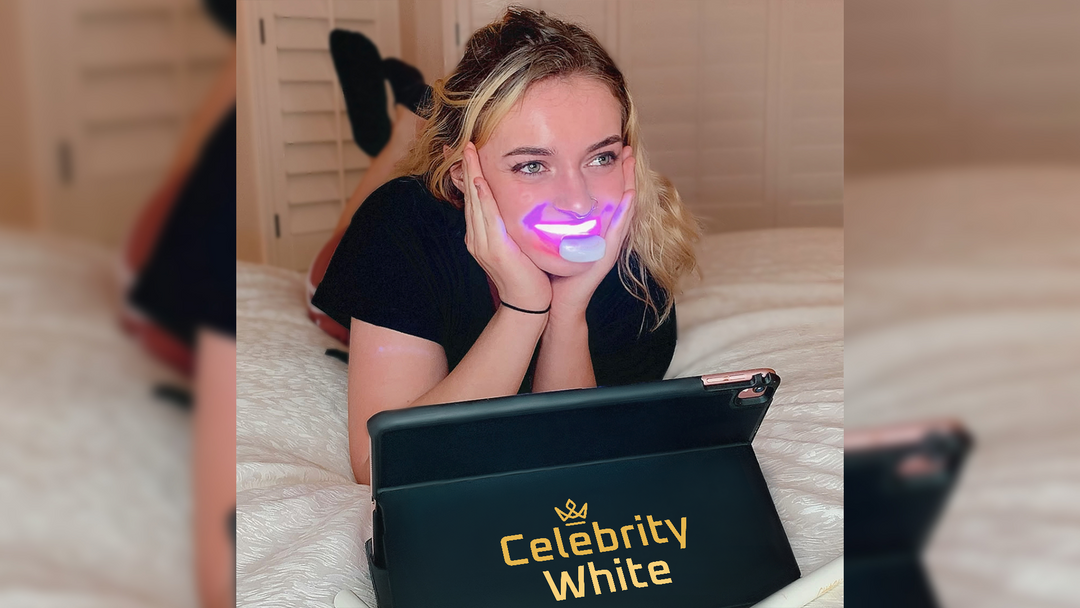 Celebrity White by Celebrity Smiles Club. Whiter teeth Fast without tooth sensitivity.