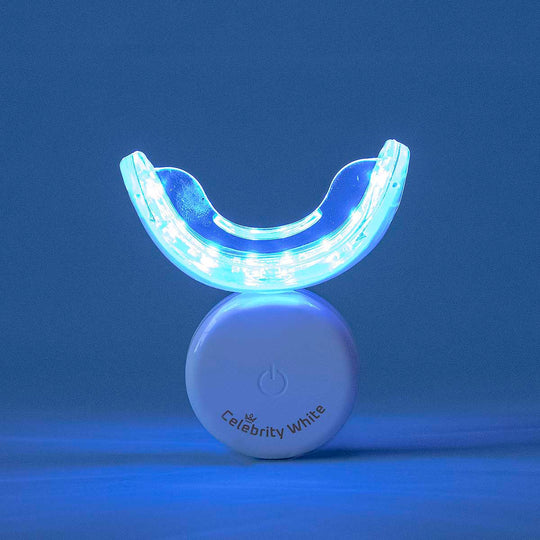 Celebrity White LED Blue Lights Mouthpiece. Cool Light Technology